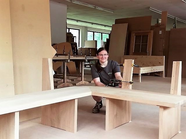 Holzbank Schreinerei Grabrucker